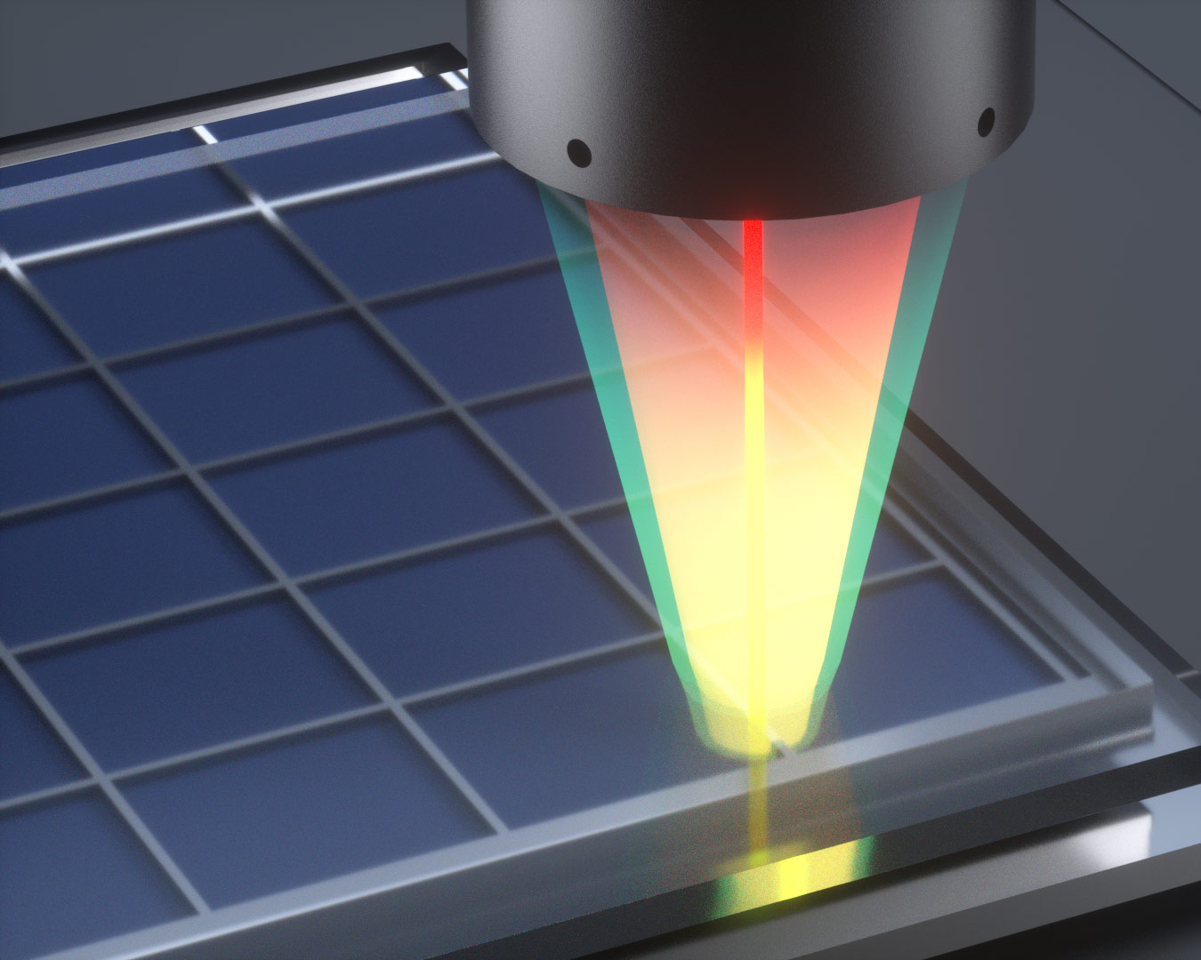 點(diǎn)光譜測量太陽能電池板間隙 點(diǎn)光譜測量太陽能電池板間隙