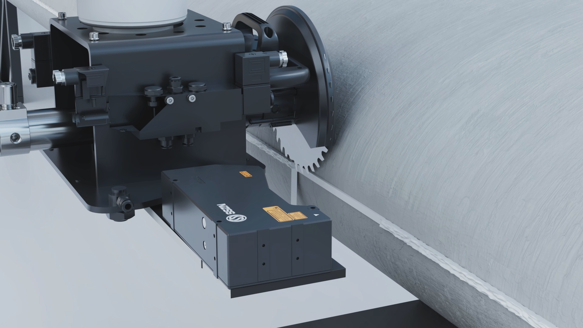 3D視覺引導智能機器人切割風力葉片 3D視覺引導智能機器人切割風力葉片